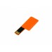 USB-флешка на 64 ГБ в виде пластиковой карточки, оранжевый