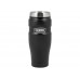 Кружка-термос из нерж. стали тм THERMOS SK1005BK (Matte Black) 0.47L, черный