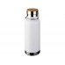 Медная спортивная бутылка с вакуумной изоляцией Thor объемом 480 мл, белый