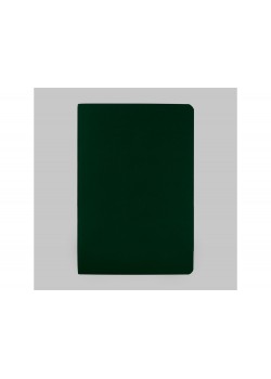 Бизнес тетрадь А5 Megapolis flex 60 л. soft touch клетка, зеленый