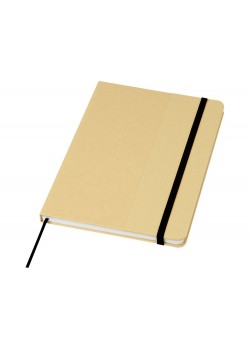 Nelida блокнот формата А5 в твердой обложке из переработанного картона - сплошной черный