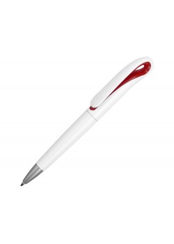 Ручка шариковая Swansea, белый/красный, черные чернила