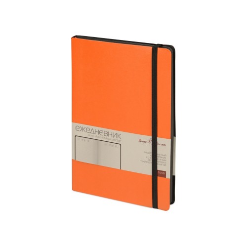 Подарочный набор Bruno Visconti Megapolis Soft: ежедневник А5 недат., ручка шарик., оранжев/черный