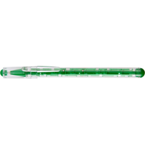 Ручка шариковая Лабиринт с головоломкой зеленая
