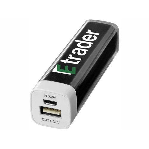 Портативное зарядное устройство Flash 2200 мА/ч, черный