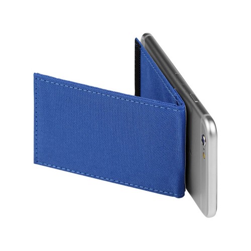 Кошелек-подставка для телефона RFID премиум-класса, ярко-синий