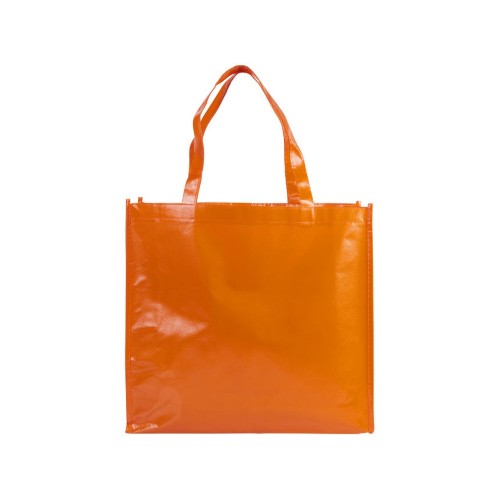 Блестящая ламинированная нетканая сумка-тоут для покупок