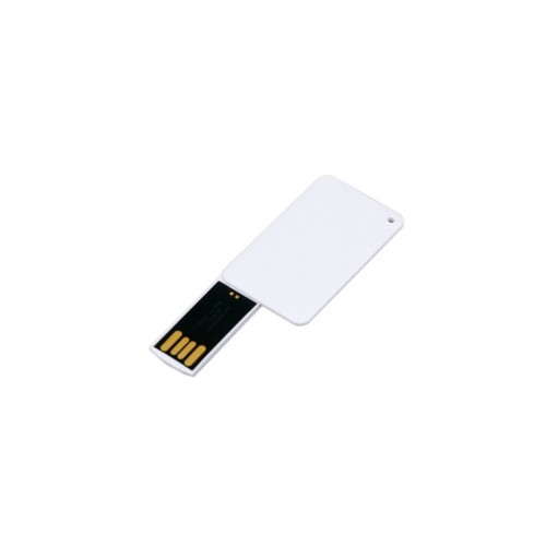 USB-флешка на 32 Гб в виде пластиковой карточки, белый