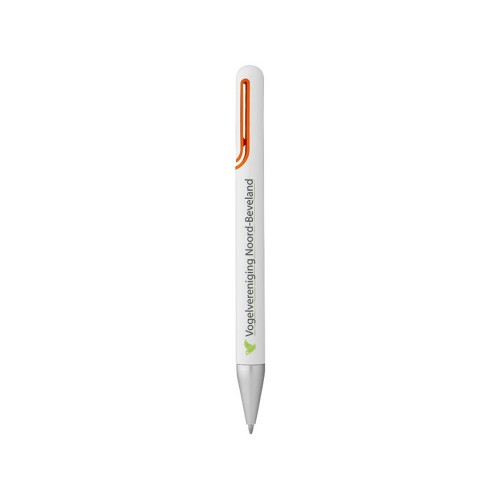 Ручка шариковая Nassau, белый/оранжевый