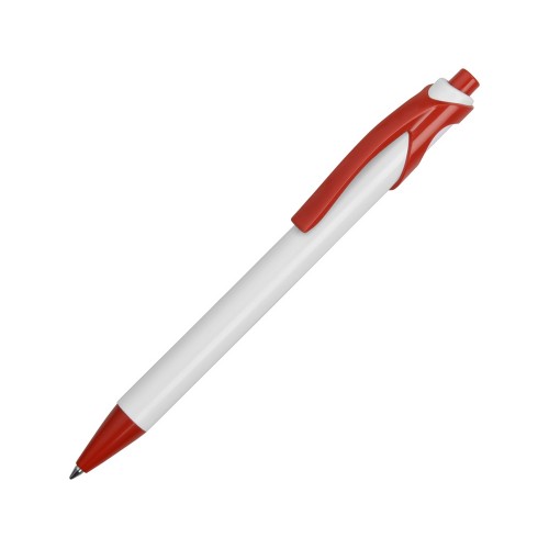 Ручка шариковая Тукан, белый/красный