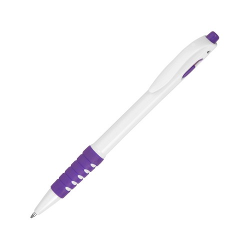 Ручка шариковая Фиджи, белый/фиолетовый