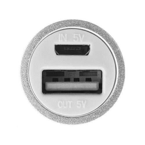 Портативное зарядное устройство Bolt, 2200 мА/ч, серебристый