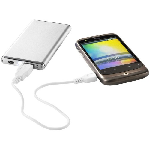 Портативное зарядное устройство Taylor 2200 мА/ч, серебристый