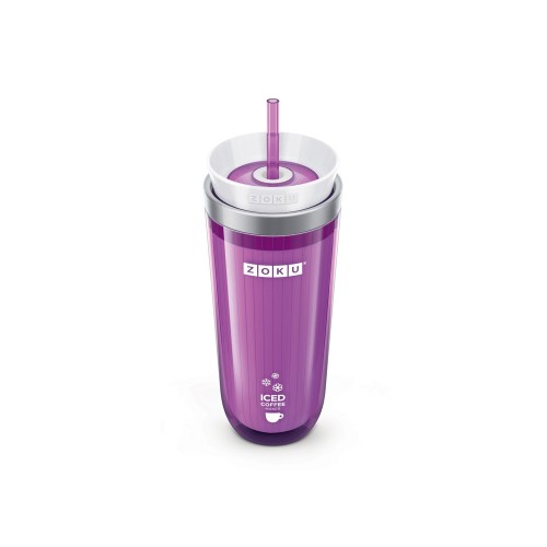 Стакан для охлаждения напитков Iced Coffee Maker фиолетовый