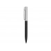 Ручка металлическая soft-touch шариковая Tally с зеркальным слоем, серебристый/черный