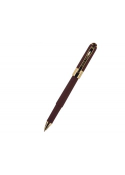 Ручка пластиковая шариковая Monaco, 0,5мм, синие чернила, коричневый