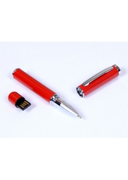 USB-флешка на 64 ГБ в виде ручки с мини чипом, красный