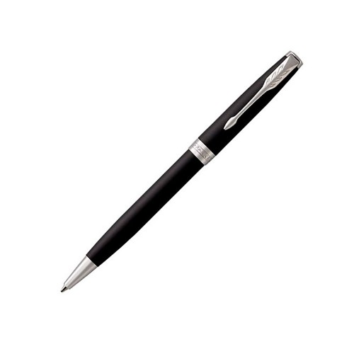 Ручка шариковая Parker Sonnet Core Matte Black CT, черный/серебристый