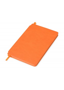 Блокнот Notepeno 130x205 мм с тонированными линованными страницами, оранжевый