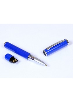 USB-флешка на 8 Гб в виде ручки с мини чипом, синий