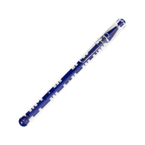 Ручка шариковая Лабиринт с головоломкой синяя