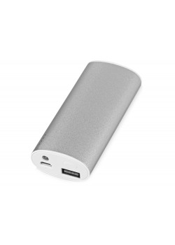 Портативное зарядное устройство Квазар, 4400 mAh, серебристый