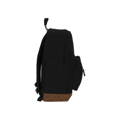 Рюкзак Shammy с эко-замшей для ноутбука 15, черный