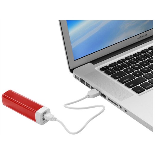 Портативное зарядное устройство Flash 2200 мА/ч, красный