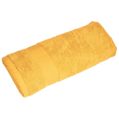 Полотенце махровое Банный день, желтый