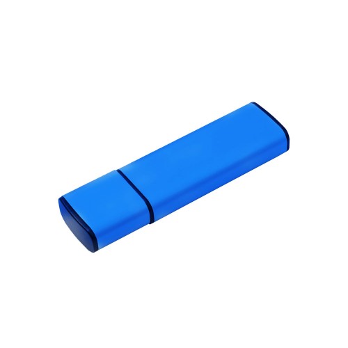 USB-флешка металлическая на 32ГБ 3.0 с колпачком, синий