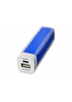 Портативное зарядное устройство Flash 2200 мА/ч, ярко-синий