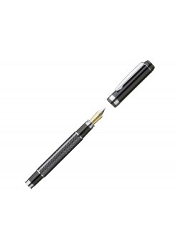 Ручка металлическая перьевая CARBON F, черный