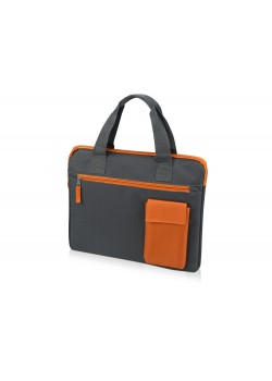 Конференц сумка Session, серый/оранжевый