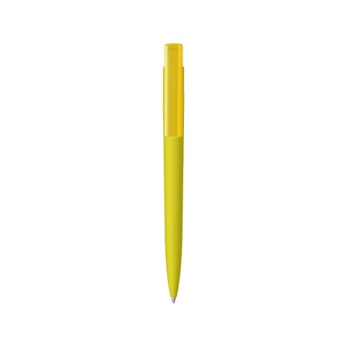 Шариковая ручка RECYCLED PET PEN PRO K transparent GUM soft-touch, желтый