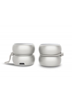 Портативные парные колонки TWS YoYo Stereo, белый