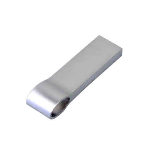 USB 2.0-флешка на 512 Мбайт с мини чипом, компактный дизайн, боковое отверстие для цепочки