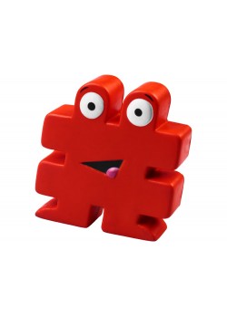 Антистресс HashTag, красный, красный