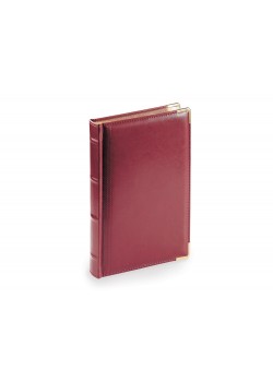 Ежедневник А5 полудатированный Boss, бордовый