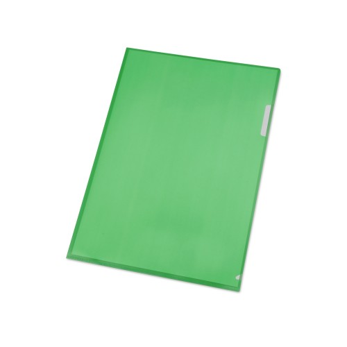 Папка- уголок, для формата А4, плотность 180 мкм, зеленый