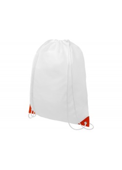 Рюкзак со шнурком Oriole, имеет цветные края, оранжевый