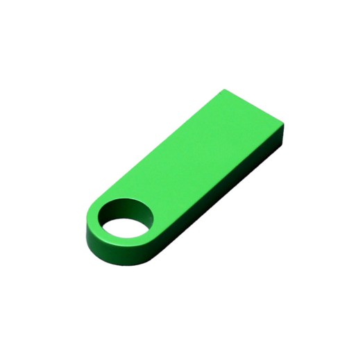 USB 3.0-флешка на 64 Гб с мини чипом и круглым отверстием, зеленый