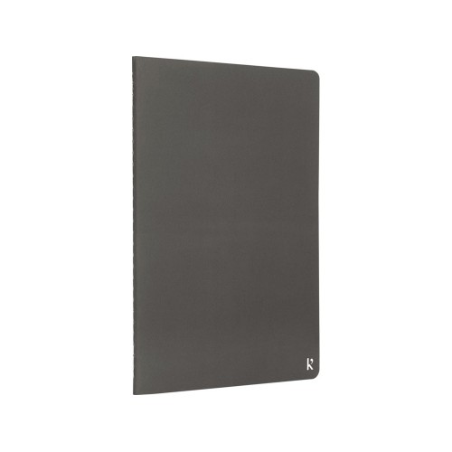 Комплект из двух блокнотов Karst® формата A5 с листами из каменной бумаги, slate grey