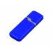 Флешка промо прямоугольной формы c оригинальным колпачком, 32 Гб, синий