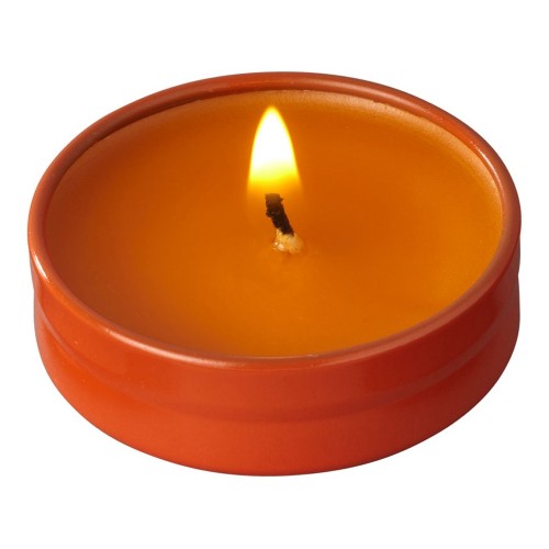 Свеча Bova в жестяной баночке, оранжевый