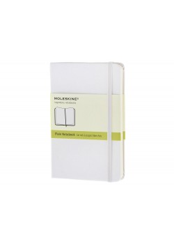 Записная книжка Moleskine Classic (нелинованный) в твердой обложке, Pocket (9x14см), белый