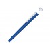 Ручка металлическая роллер Brush R GUM soft-touch с зеркальной гравировкой, средне-синий