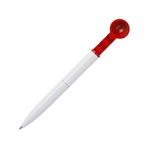 Шариковая ручка Cuppapult, белый/красный