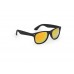 Солнцезащитные очки CIRO с зеркальными линзами, черный/апельсин