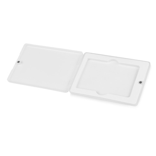 Коробка для флеш-карт Cell в шубере, белый прозрачный