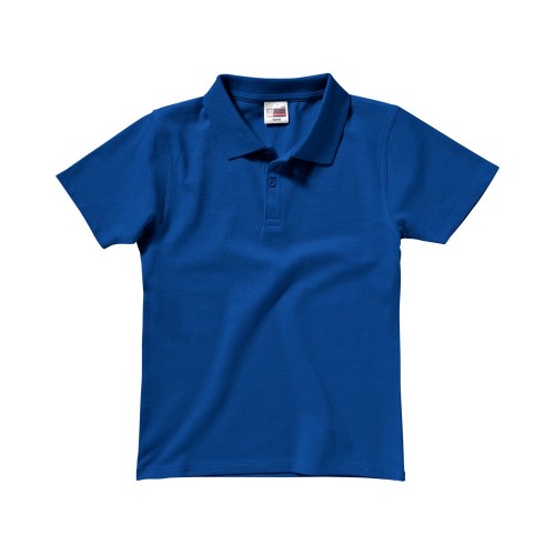 Рубашка поло First детская, кл. синий